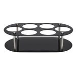 Tisch-Wasserspender-Regal, YX174 Schwarz, YX174 Transparent
