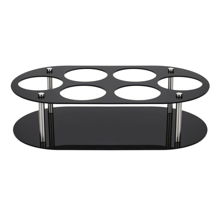 Tisch-Wasserspender-Regal, YX174 Schwarz, YX174 Transparent