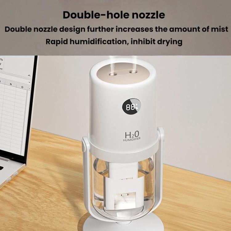 WT35 antibakterieller Doppel-Sprüh-Luftbefeuchter abnehmbarer Ständer Desktop leiser befeuchtender Zerstäuber