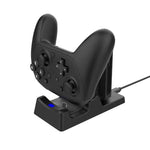 Für Nintendo Switch 2 Joy-Con & Pro Controller 3-in-1-Ladestation Aufbewahrungshalter mit LED-Anzeigen, SW-3ZC028