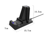 Für Nintendo Switch 2 Joy-Con & Pro Controller 3-in-1-Ladestation Aufbewahrungshalter mit LED-Anzeigen, SW-3ZC028