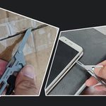 7-in-1-Smartphone-SIM-Karten-Auswurfwerkzeug mit Schlüsselanhänger, multifunktionales Mini-Tragewerkzeug, 7-in-1