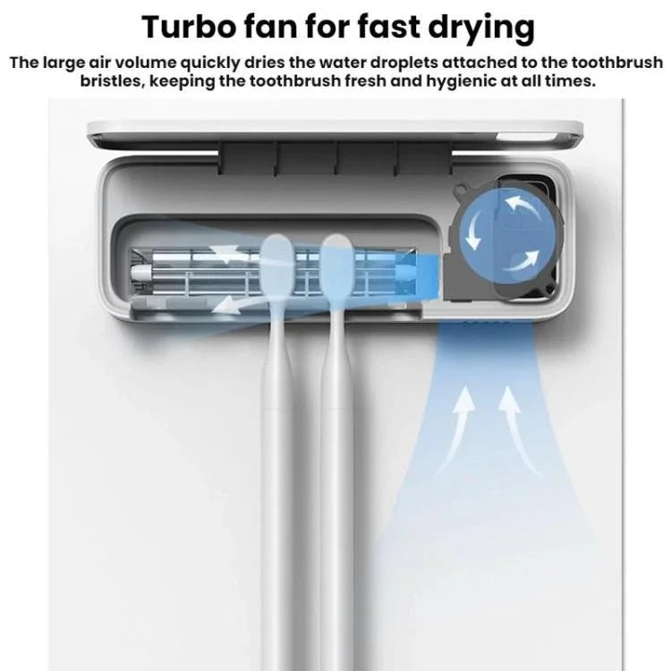 Automatische Trocknung Elektrische Zahnbürste UV-Sterilisator Badezimmerablage