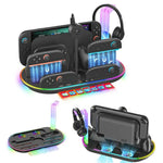 Für Nintendo Switch 2 JYS NS2322 Mit RGB-Licht-Ladestation Kühlung Lade- und Aufbewahrungs-Integrationsstation