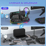 Für Nintendo Switch 2 JYS NS2322 Mit RGB-Licht-Ladestation Kühlung Lade- und Aufbewahrungs-Integrationsstation