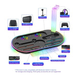 Für Nintendo Switch 2 JYS NS2322 Mit RGB-Licht-Ladestation Kühlung Lade- und Aufbewahrungs-Integrationsstation