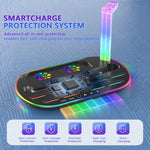 Für Nintendo Switch 2 JYS NS2322 Mit RGB-Licht-Ladestation Kühlung Lade- und Aufbewahrungs-Integrationsstation