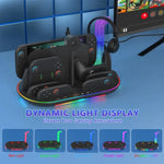Für Nintendo Switch 2 JYS NS2322 Mit RGB-Licht-Ladestation Kühlung Lade- und Aufbewahrungs-Integrationsstation