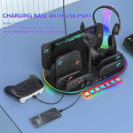 Für Nintendo Switch 2 JYS NS2322 Mit RGB-Licht-Ladestation Kühlung Lade- und Aufbewahrungs-Integrationsstation