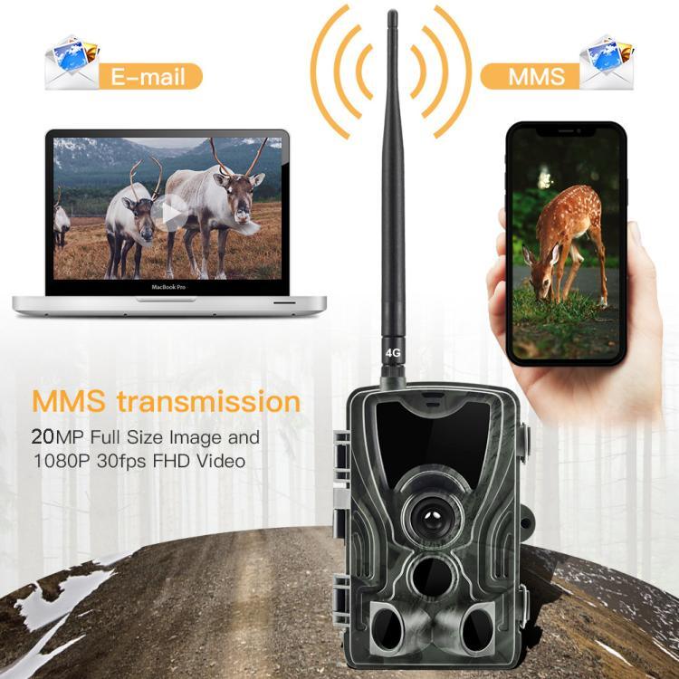 20MP 4G Nachrichten Outdoor Regen Nebel Beweis Infrarot-Tracking Jagdkamera, HC-801LTE