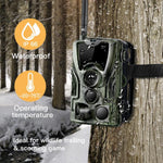 20MP 4G Nachrichten Outdoor Regen Nebel Beweis Infrarot-Tracking Jagdkamera, HC-801LTE