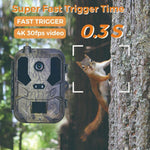 4K 4G Outdoor-Tracking-Kamera mit mobiler Fernsteuerung, unterstützt FTP/SMTP/APP, HC-960Ultra-Li
