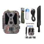 Dual-Objektiv 4K 4G Outdoor-Tracking-Kamera mit mobiler Fernsteuerung zur Echtzeit-Fotoanzeige, HC-950Pro-Li