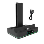 Für Nintendo Switch 2 & Joy-Con Controller KJH Ladestation mit Umgebungsbeleuchtung, PG-SW2130 Weiß, PG-SW2130 Schwarz