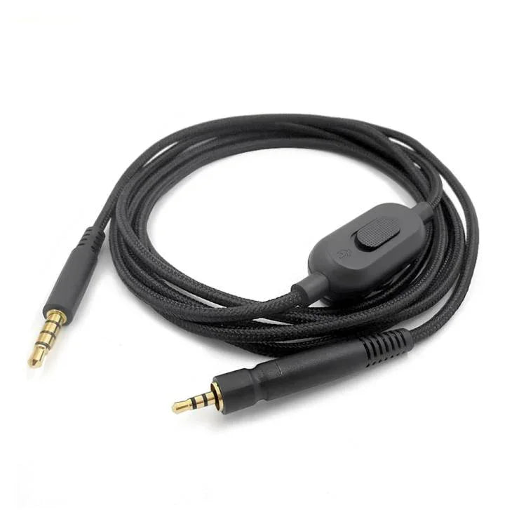 2m Tuning Edition Kopfhörerkabel für Sennheiser GAME ONE / GAME ZERO / PC 373D / GSP350 / GSP500 / GSP600, einfacher Stecker, doppelter Stecker