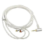 1,2m 8-adriges Single-Crystal-Kupfer, versilbertes MMCX Kopfhörerkabel zum Upgrade, Für Shure SE215 / SE535 / SE846 / UE900, Schwarz 2,5mm Balanced, Schwarz 4,4mm Balanced, Transparent 2,5mm Balanced, Transparent 3,5mm Stereo, Transparent 4,4mm Balanced