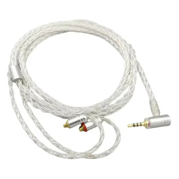 1,2m 8-adriges Single-Crystal-Kupfer, versilbertes MMCX Kopfhörerkabel zum Upgrade, Für Shure SE215 / SE535 / SE846 / UE900, Schwarz 2,5mm Balanced, Schwarz 4,4mm Balanced, Transparent 2,5mm Balanced, Transparent 3,5mm Stereo, Transparent 4,4mm Balanced