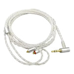 1,2m 8-adriges Single-Crystal-Kupfer, versilbertes MMCX Kopfhörerkabel zum Upgrade, Für Shure SE215 / SE535 / SE846 / UE900, Schwarz 2,5mm Balanced, Schwarz 4,4mm Balanced, Transparent 2,5mm Balanced, Transparent 3,5mm Stereo, Transparent 4,4mm Balanced