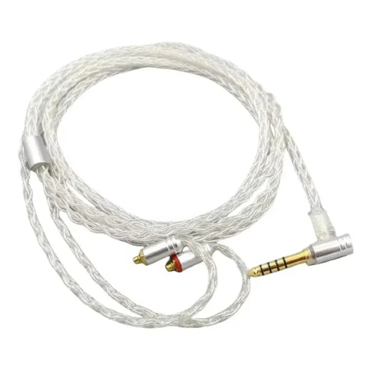 1,2m 8-adriges Single-Crystal-Kupfer, versilbertes MMCX Kopfhörerkabel zum Upgrade, Für Shure SE215 / SE535 / SE846 / UE900, Schwarz 2,5mm Balanced, Schwarz 4,4mm Balanced, Transparent 2,5mm Balanced, Transparent 3,5mm Stereo, Transparent 4,4mm Balanced
