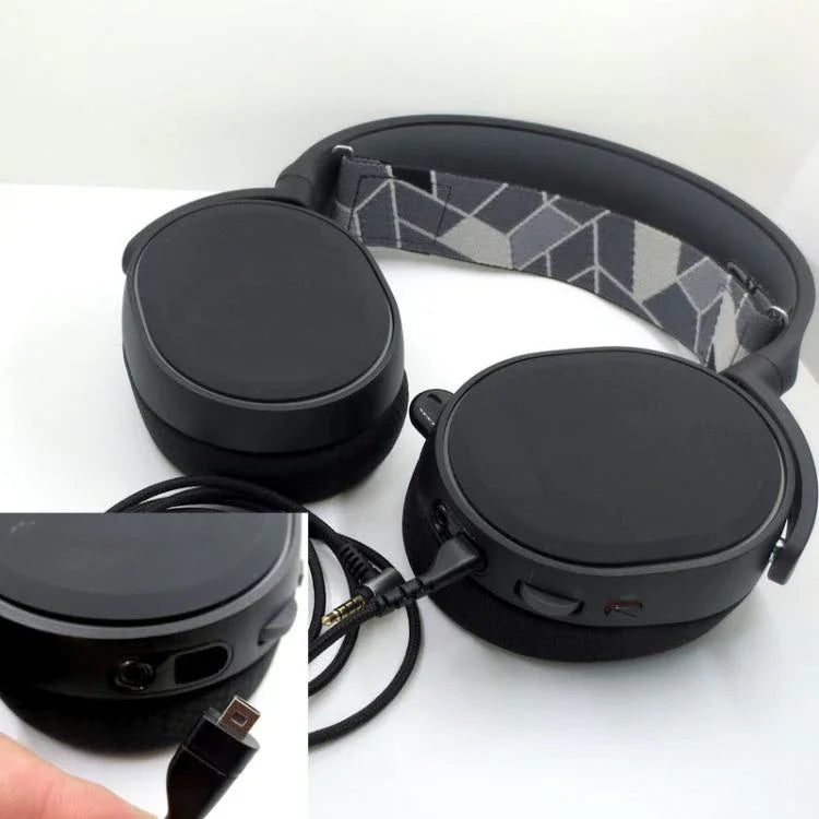 Stirnband Gaming Audiokabel Headset-Anschlusskabel, für SteelSeries Arctis 3 / 5 / 7 / PRO, ZS0130