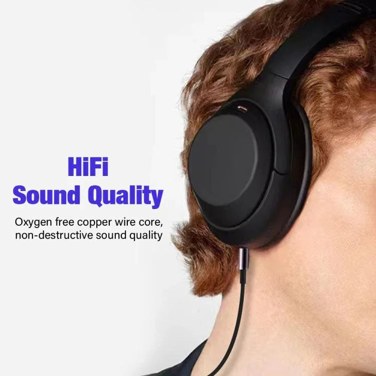 3,5-mm-Kopfhörer-Audiokabel, für Sony WH-1000XM3 / WH-1000XM2 / WH-1000XM4 / WH-H900N / WH-H800, 1,5 m mit Kabelfernbedienung, 1,5 m Direkt