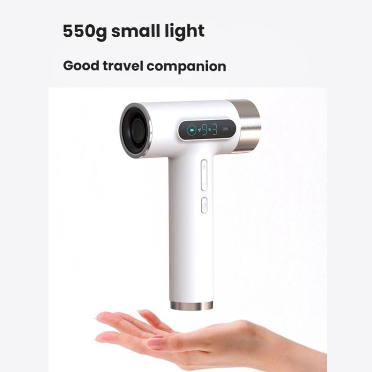 Kabelloser Hochgeschwindigkeits-Haartrockner 100.000 U/min Motor, USB-C Schnellladung & 15600mAh Eingebauter Akku