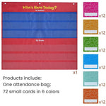 School Student Attendance Check-In Hanging Bag