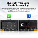 7 Zoll HD Touchscreen + HD 8-Licht Rückfahrbild Drahtloser Carplay Auto MP5 Player, X5300 mit 8-Licht Kamera