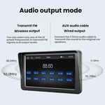 7 Zoll HD Touchscreen + HD 8-Licht Rückfahrbild Drahtloser Carplay Auto MP5 Player, X5300 mit 8-Licht Kamera