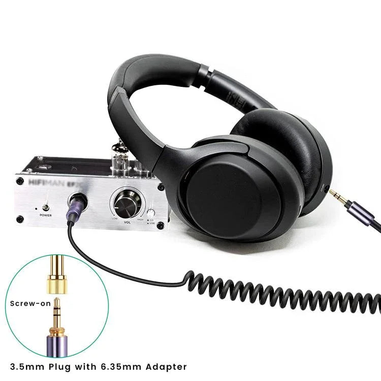 Kopfhörer-Spiralkabel, für Sony WH-1000XM3 / WH-1000XM2 / WH-1000XM4 / WH-H900N / WH-H800, 1,5 m Spirale