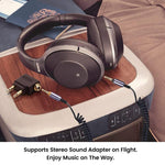 Kopfhörer-Spiralkabel, für Sony WH-1000XM3 / WH-1000XM2 / WH-1000XM4 / WH-H900N / WH-H800, 1,5 m Spirale