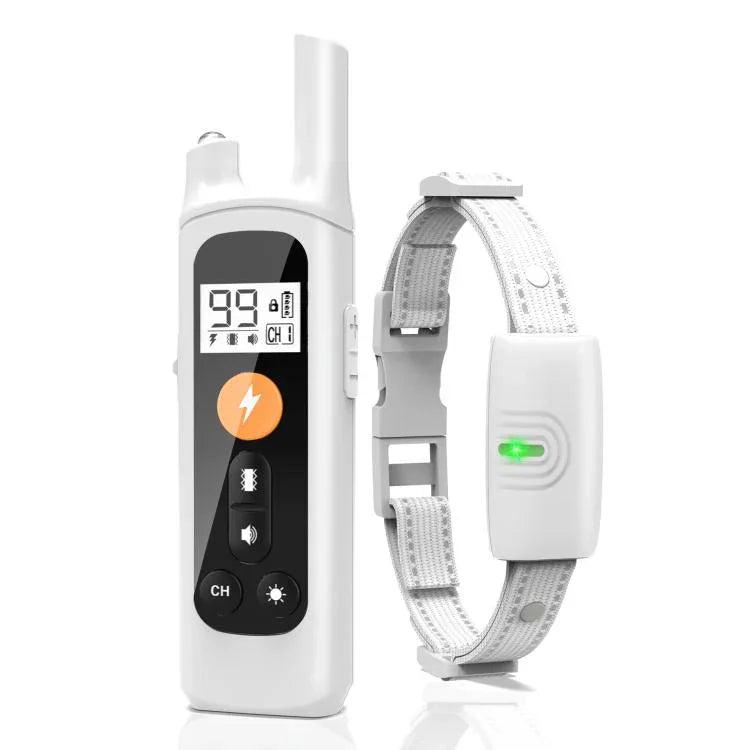 Remote Control Dog Barking Control Device Rechargeable Waterproof Electric Shock Collar, One To One, One To Two