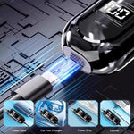 WUSHANG Wiederaufladbarer Nasenhaarschneider USB-C Laden Sanfte & Schmerzfreie Nasenpflege
