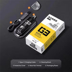 WUSHANG Wiederaufladbarer Nasenhaarschneider USB-C Laden Sanfte & Schmerzfreie Nasenpflege