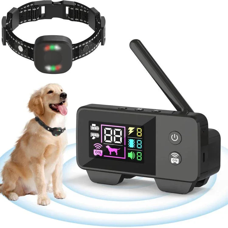 Kabelloser elektronischer Zaun, intelligentes Haustier-Schockhalsband