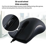 Little Kangaroo DS-917 1000DPI Ergonomische optische kabelgebundene Maus Laptop-Maus für Büro und Gaming, DS-917 USB
