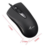 Little Kangaroo DS-917 1000DPI Ergonomische optische kabelgebundene Maus Laptop-Maus für Büro und Gaming, DS-917 USB
