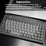 Little Kangaroo DS-9827 88 Tasten kabelgebundene Tastatur mit Magnetring Laptop Industriebüro-Tastatur, PS2, USB