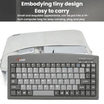 Little Kangaroo DS-9827 88 Tasten kabelgebundene Tastatur mit Magnetring Laptop Industriebüro-Tastatur, PS2, USB