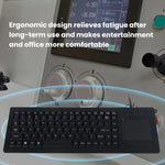 Little Kangaroo DS-8500 Laptop Kabelgebundene Tastatur mit Touchpad, PS2 mit Ohren, USB mit Ohren, PS2 ohne Ohren, USB ohne Ohren