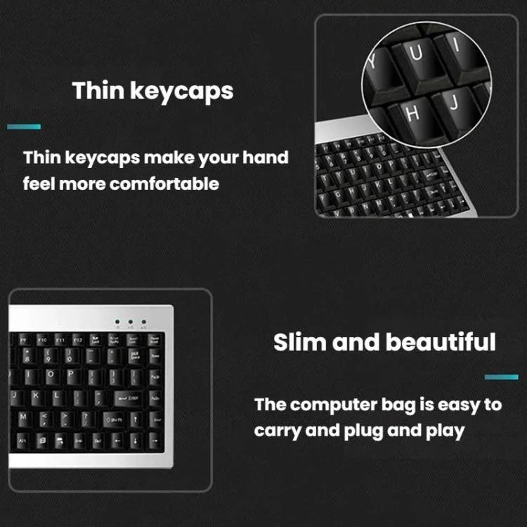 Little Kangaroo DS-9821 DS-911 Laptop Industrielles kabelgebundenes Tastatur- und Maus-Set, USB, PS2