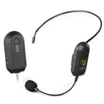 Drahtloser 2,4G Mikrofonverstärker Tragbares Mikrofon, 1 In 1 Ansteckclip, 1 In 1 Kopfbedeckung, 1 In 2 Ansteckclip, 1 In 2 Kopfbedeckung