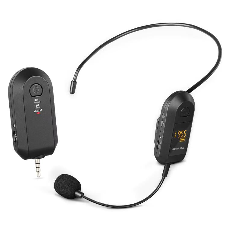 Drahtloser 2,4G Mikrofonverstärker Tragbares Mikrofon, 1 In 1 Ansteckclip, 1 In 1 Kopfbedeckung, 1 In 2 Ansteckclip, 1 In 2 Kopfbedeckung