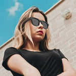 AIMB-V3 Smartbrille mit austauschbaren Sonnenbrillen- und Blaulichtfiltergläsern, AIMB-V3