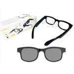 AIMB-V3 Smartbrille mit austauschbaren Sonnenbrillen- und Blaulichtfiltergläsern, AIMB-V3