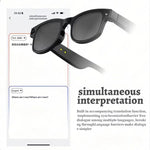 AIMB-G1 Smartbrille mit 5-MP-Kamera und KI-Echtzeitübersetzung, 1080p-Videostabilisierung, 3-Linsen-Set, AIMB-G1