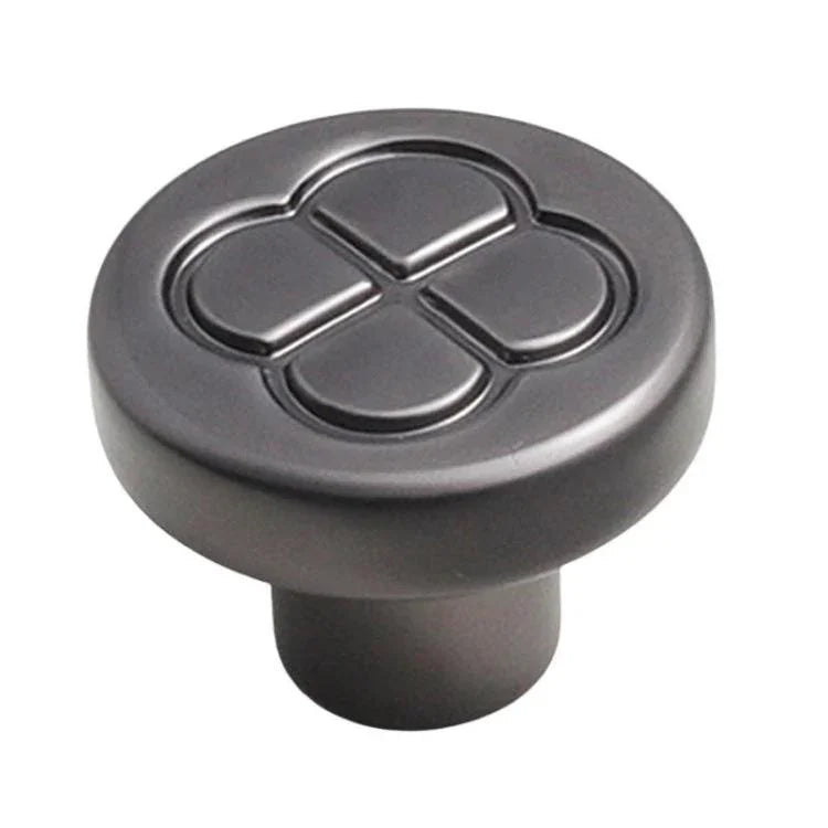 Vintage Blumen-Schranktürgriff Zinklegierungsgriff für Schubladen und Kleiderschränke, Einloch-Kaffee, 96mm Kaffee, 128mm Kaffee, Einloch-Grau, 96mm Grau, 128mm Grau, Einloch-Gebürstetes Kupfer, 96mm Gebürstetes Kupfer, 128mm Gebürstetes Kupfer