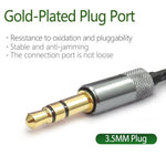 3.5mm auf Dual 2.5mm Kopfhörerkabel Audio-Ersatzkabel, für Sol Republic Master Tracks HD V8 V10 V12 X3, 1.2m