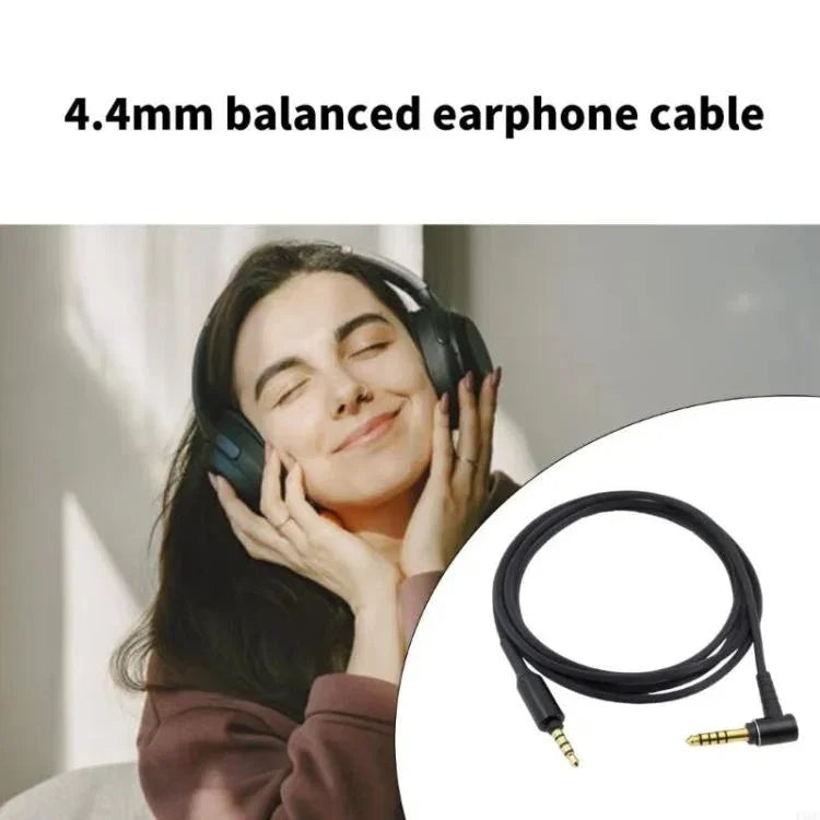 4,4-mm-symmetrisches Kopfhörerkabel für Sony WH-1000XM2 / WH-1000XM3 / WH-1000XM4 / WH-CH710N / WH-H900N, 1,5 m 4,4-mm-Symmetrisches Kabel