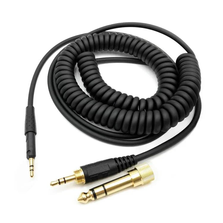 2,5-mm- auf 3,5+6,35-mm-Klinken-Spiralkopfhörerkabel für Sennheiser HD6 / HD8 / HD7 / HD598, ZS0229